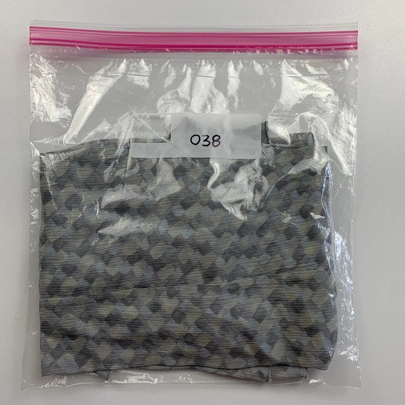 SOLD Armani Collezioni Vintage Y2K Gray 3/4 Crop Sleeve Ruffle Neck Sheer Silk - Picture 14 of 14